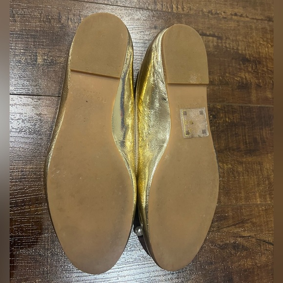 TED BAKER Golden Ballerina Pumps - Picture 3 of 12
